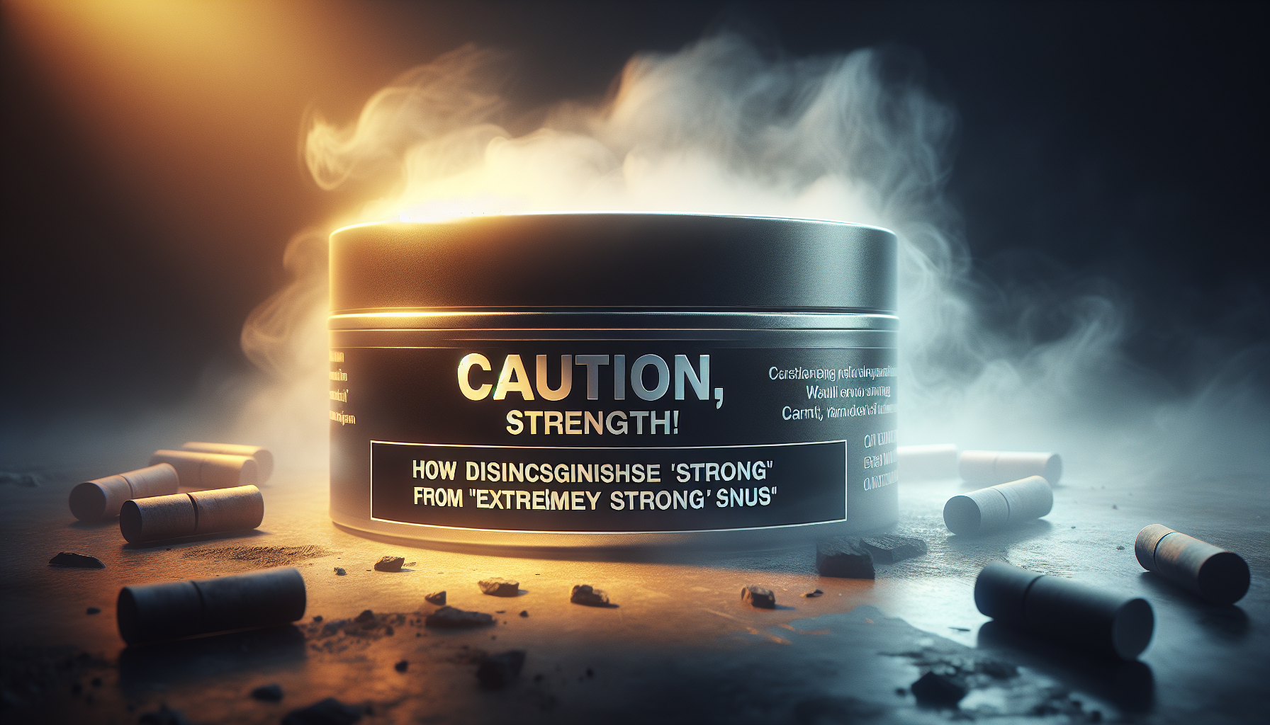 Achtung, Stärke! So unterscheiden Sie ‚Strong‘ von ‚Extrem Strong‘ Snus